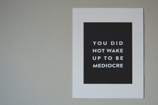 Inspirational wall art